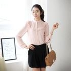 STYLEKELLY - Frill-Trim Blouse