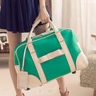 PG Beauty - Contrast-Trim Bow-Accent Carryall