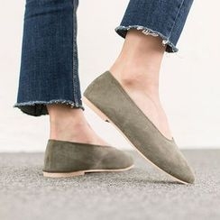 VIVIER - Colored Faux-Suede Flats VIVIER - Colored Faux-Suede Flats