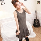 CatWorld - Patterned Godet Tank Dress