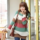 CLICK - Multicolor Stripe Knit Top