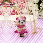 Miss Girl - Rhinestone Panda U-Disk