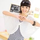59 Seconds - Set: Bow Capelet + Stripe Tank Top
