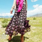 Ando Store - Floral Chiffon Maxi Skirt