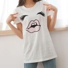 HAPPY CAT - Short-Sleeve Printed T-Shirt