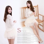 Envy Look - Set: Laced Top + Tulle-Hem Slipdress