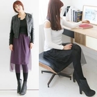 LORIKEET - Tulle-Overlay Skirt