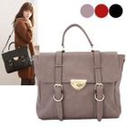 HAPPY CAT - Faux-Leather Messenger Bag