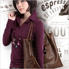 LUKA - Faux-Leather Shoulder Bag with Tote
