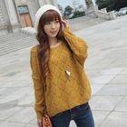 CLICK - Pointelle Sweater