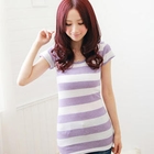 F-DNA - Short-Sleeve Striped Top