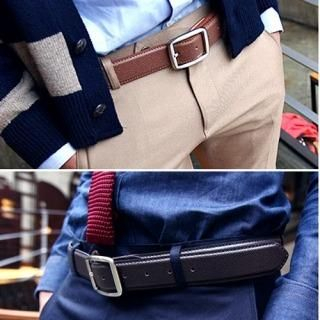 Faux-Leather Belt