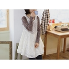 Sechuna - Lace A-Line Sleeveless Dress
