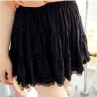 Tokyo Fashion - Elastic-Waist Tiered Miniskirt