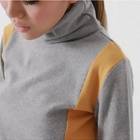 1313 - Color-Block Turtleneck Top