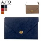 AJITO - Faux-Leather Envelope Shoulder Bag