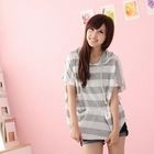 Maymaylu Dreams - Set: Hooded Striped Tee + Camisole