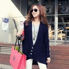 PIPPIN - Asymmetric-Hem Dolman-Sleeve Cardigan