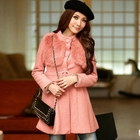 JK2 - Faux-Fur-Detail Belted Coat