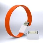 Mohzy - Mohzy Loop USB to Micro-USB Cable (Fiesta Orange) (With Adapter)