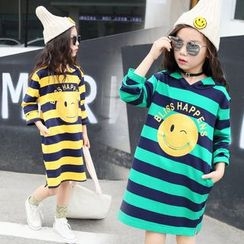 PAM - Kids Striped Hooded Dress PAM - Kids Striped Hooded Dress