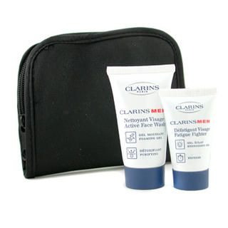 Clarinsmen Travel Set: Active Face Wash 30ml/1.06oz + Fatigue Fighter 12ml/0.42oz + Bag Clarinsmen Travel Set: Active Face Wash 30ml/1.06oz + Fatigue Fighter 12ml/0.42oz + Bag