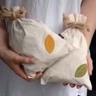 iswas - Leaf-Print Drawstring Pocket