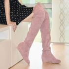 Smoothie - Perforated Over-The-Knee Boots