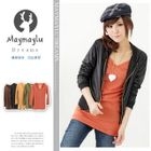 Maymaylu Dreams - Long Sleeve V-Neck Cotton Top