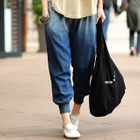 SOHO Central - Drawstring Cropped Denim Pants