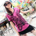 Ando Store - Two-Tone Print Top