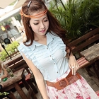 Ando Store - Frilled Sleeveless Blouse