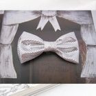 Fit-to-Kill - Sparkle bow hair pin -silver