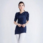 O.SA - Cowl-Neck Buttoned Top