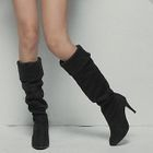 PUFFY - Faux-Suede Tall Boots