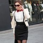 Propose - Pencil Skirt with Suspenders