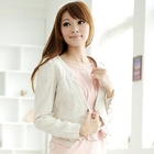LOYER.mod - Long-Sleeve Cropped Cardigan