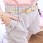 Tokyo Fashion - Bow-Accent Slim Belt