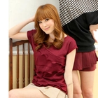 Tokyo Fashion - Short-Sleeve Frilled T-Shirt