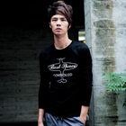 INTHING - Long Sleeve Scoop Neck Print Tee