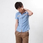 MR.PARK - Short-Sleeve Contrast-Trim Shirt
