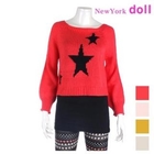 NewYork doll - Boatneck Cropped Knit Sweater