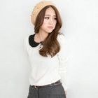 Tokyo Fashion - Peter Pan-Collar Knit Top