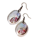 Truffles - Shell & Pearls & Coral Earrings