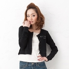 ageha@shibuya - Print Cropped Cardigan