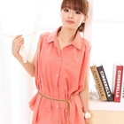 ZOO - Sleeveless Layered Chiffon Blouse