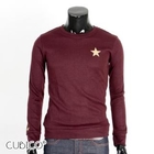 CUBICO - Star Embroidered-Accent Knit Top