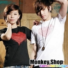 Monkey Shop - 'Heart' Print Short-Sleeve Tee