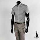 Purplow - Short-Sleeve Patterned Dress Shirt
