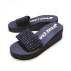 Moscova - Sequined Platform Flip-Flops